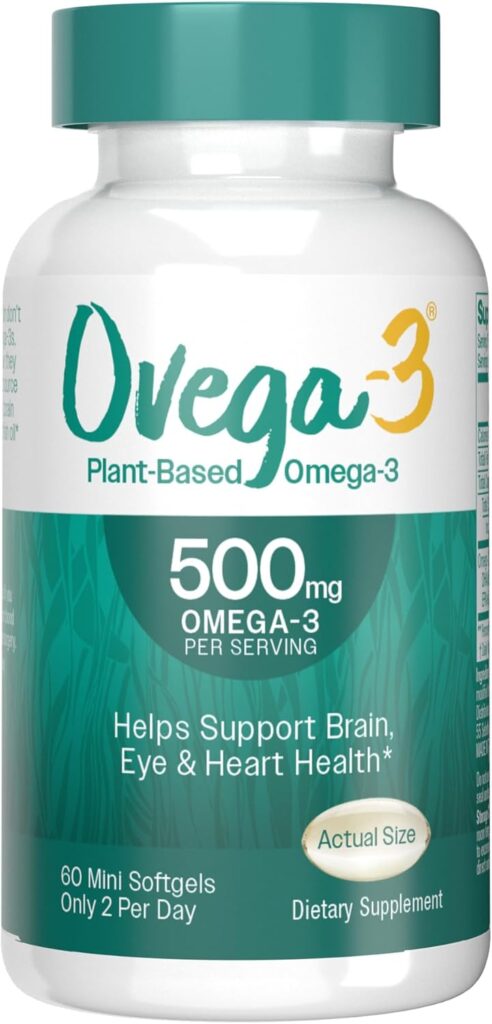 Ovega Plant Based Omega 3 Supplement