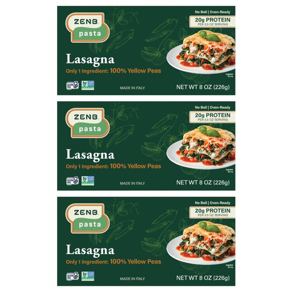 Zenb no bake Lasagne Noodles